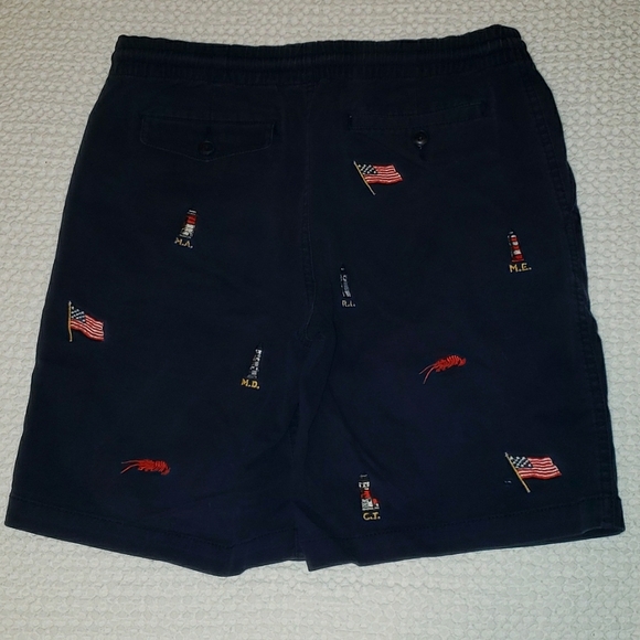 Polo by Ralph Lauren sz 16 navy, adjustable (drawstring inside) shorts - Picture 3 of 4